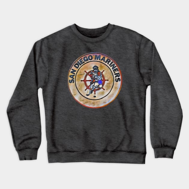 San Diego Mariners Hockey Crewneck Sweatshirt by Kitta’s Shop